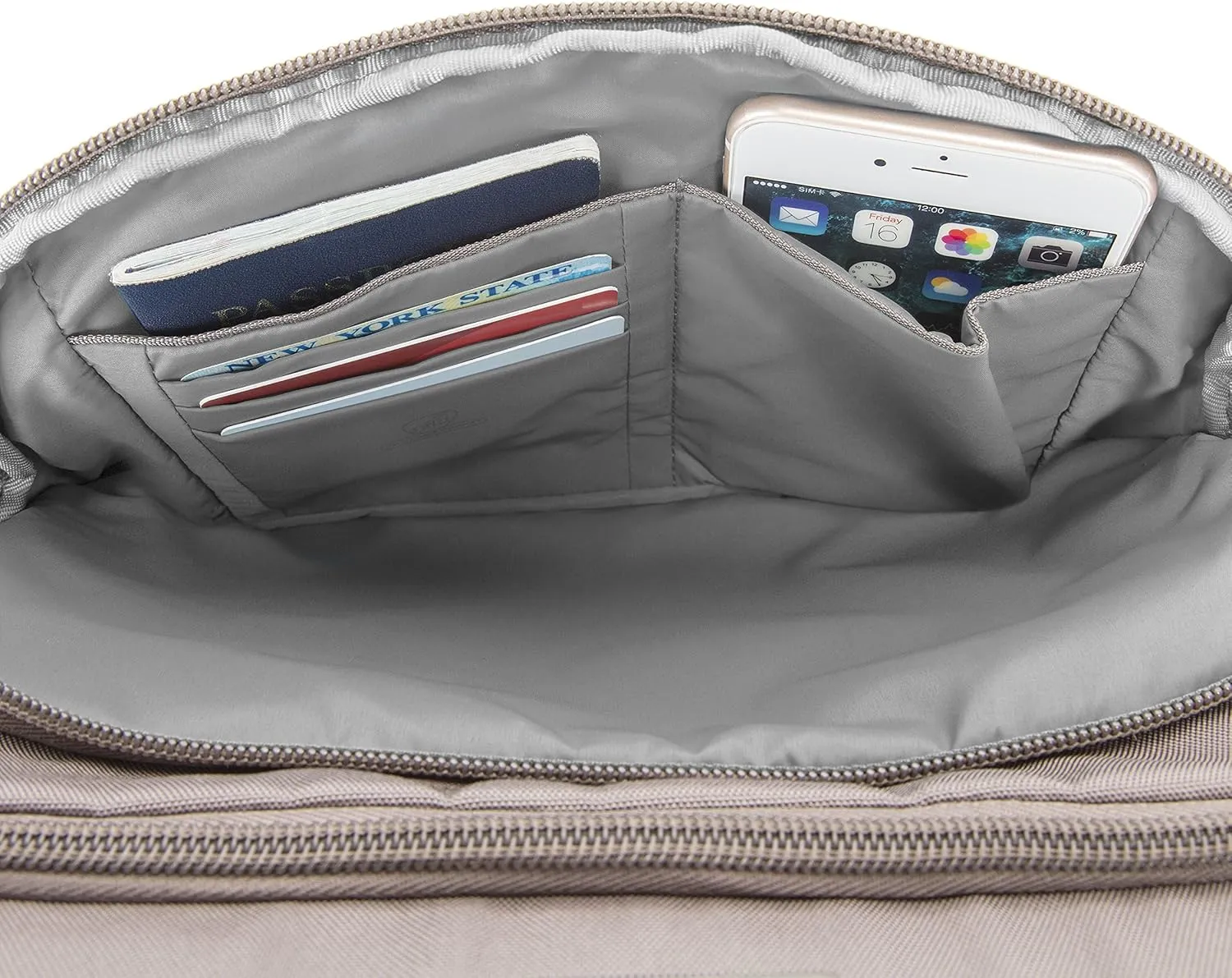Travelon Anti-Theft Classic North/South Crossbody Bag