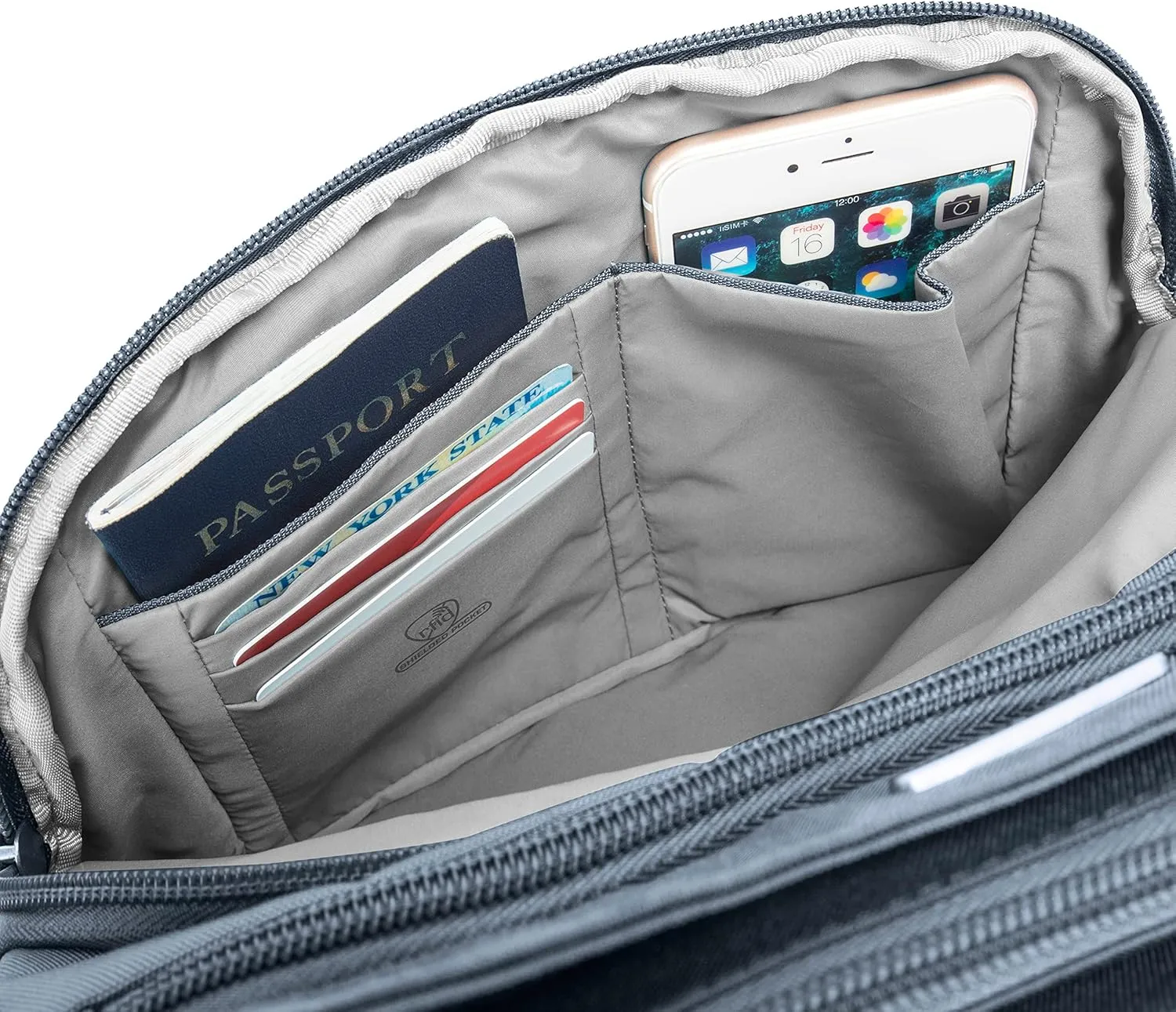 Travelon Anti-Theft Classic North/South Crossbody Bag