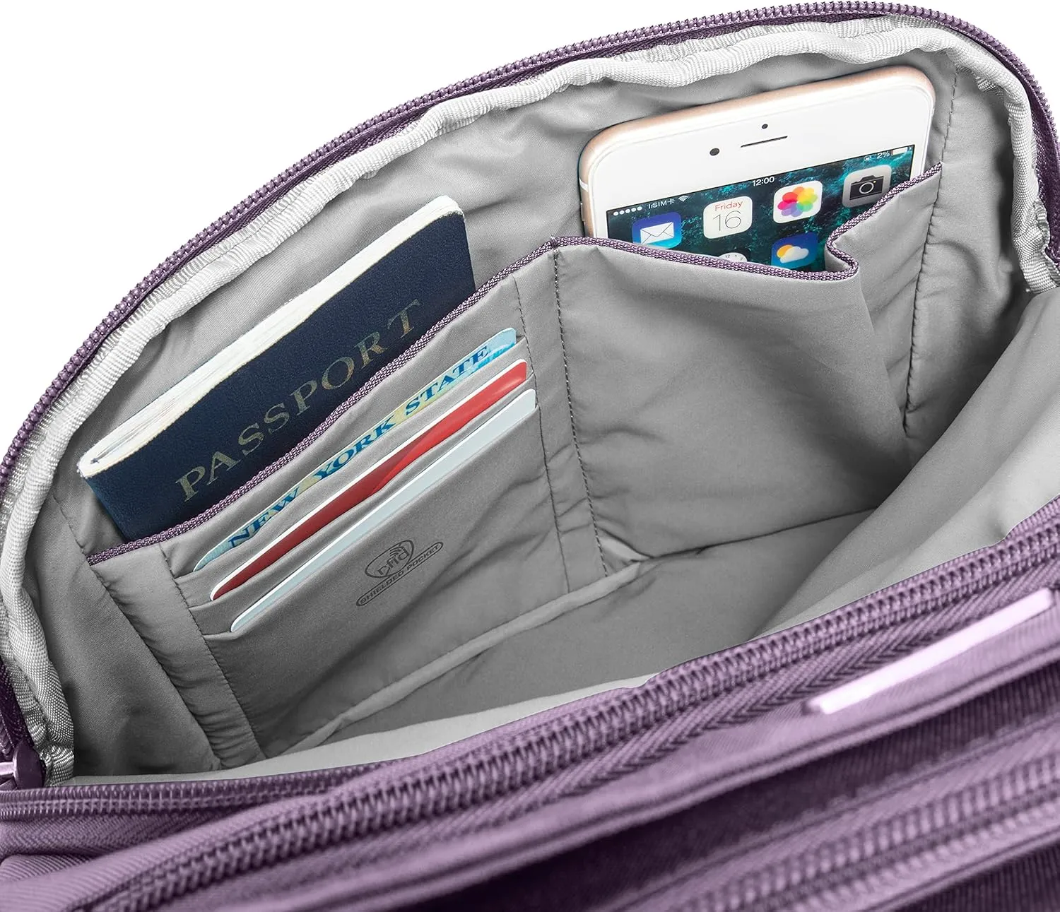 Travelon Anti-Theft Classic North/South Crossbody Bag