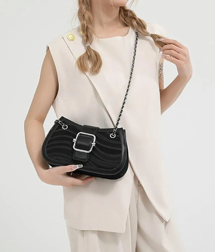 Trendy 2025 Vegan Leather Shoulder Bag for Women: Y2k Crossbody Hobo Tote with Top Handle Satchel Style