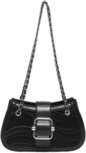 Trendy 2025 Vegan Leather Shoulder Bag for Women: Y2k Crossbody Hobo Tote with Top Handle Satchel Style