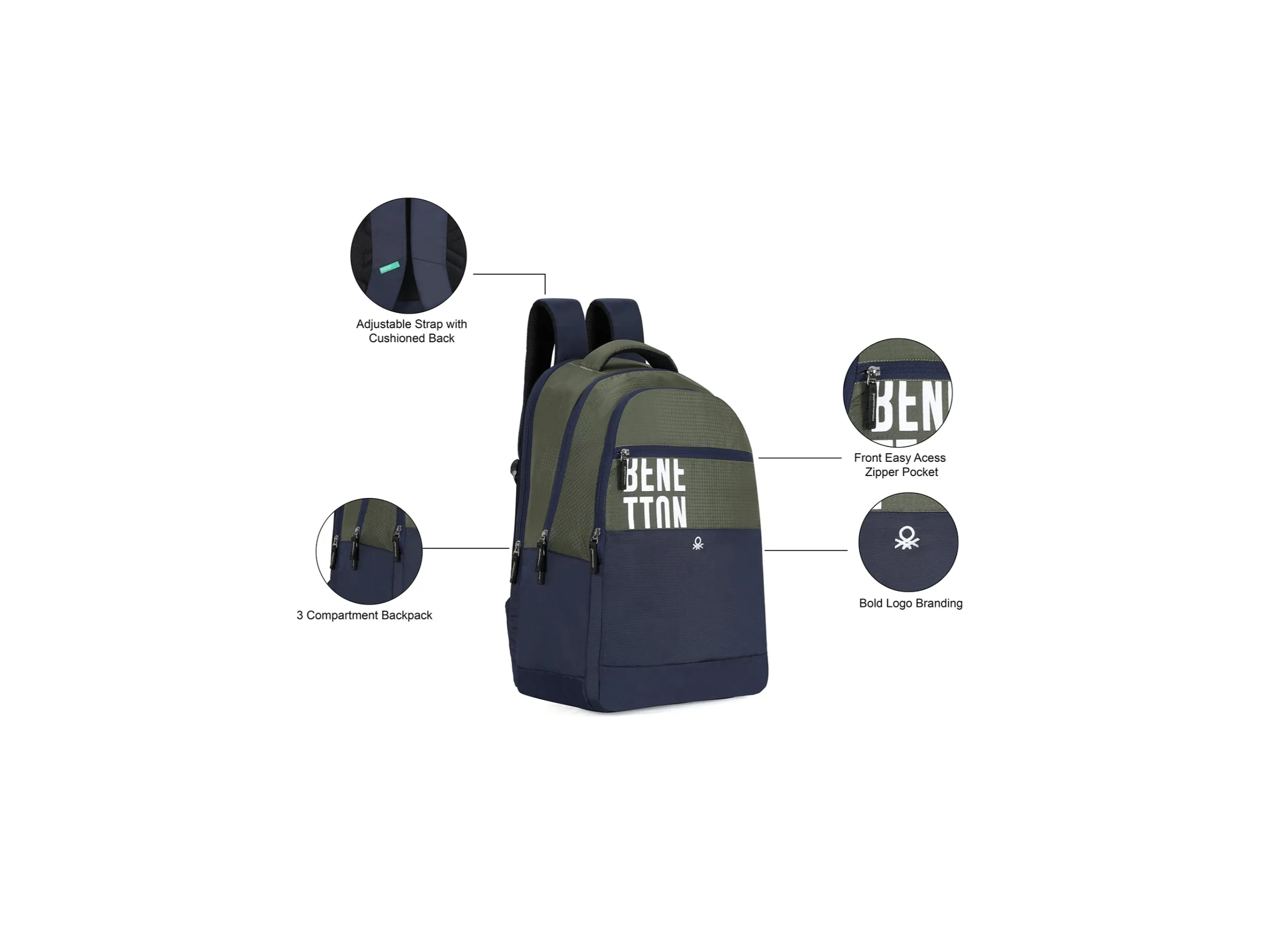 UCB PROVENCE NON LAPTOP BACKPACK