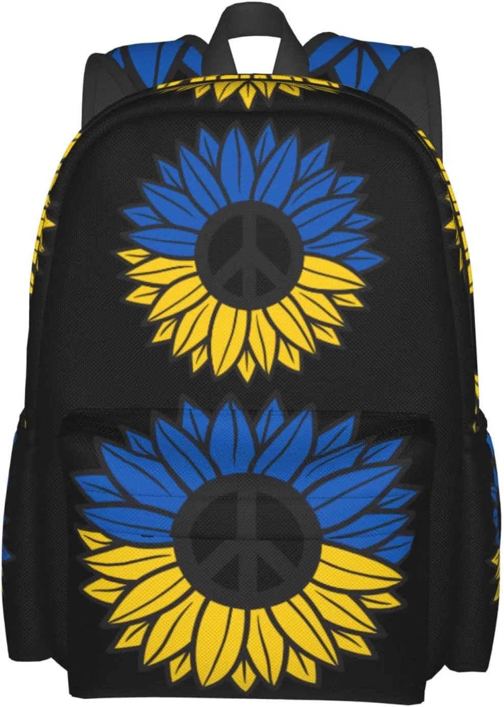 Ukraine Sunflower Flag Laptop Backpack Work Travel Backpacks Business Rucksack Casual Outdoor Daypack with Adjustable Strap Bags for Sports Office Gym Hiking