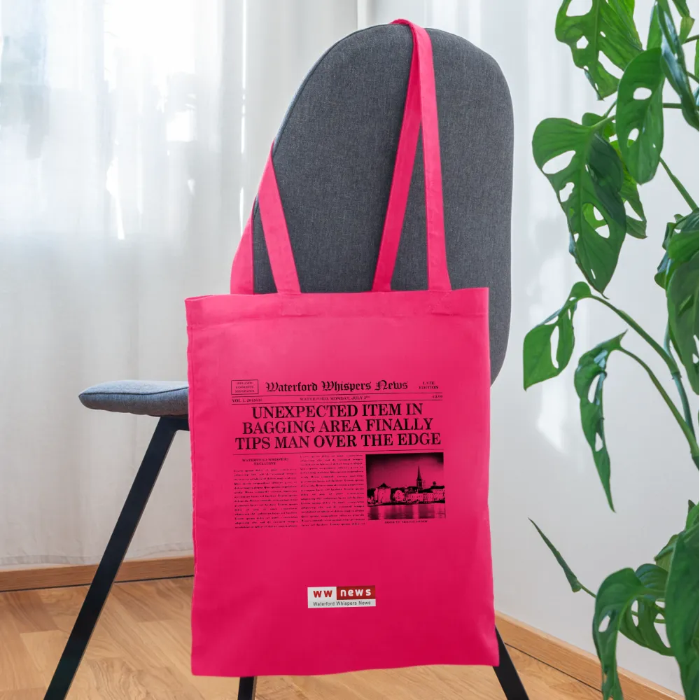 Unexpected Item In Bagging Area Finally Tips Man Over The Edge - Tote Bag