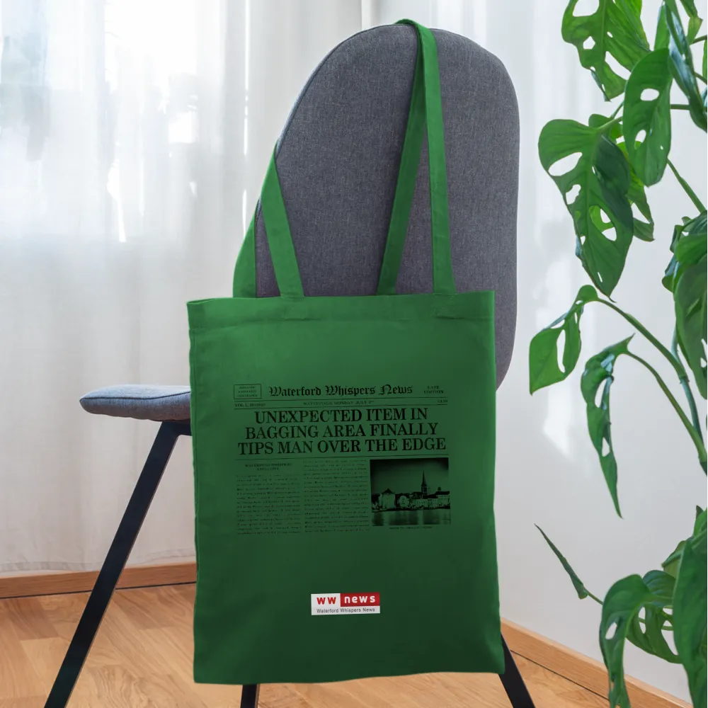 Unexpected Item In Bagging Area Finally Tips Man Over The Edge - Tote Bag