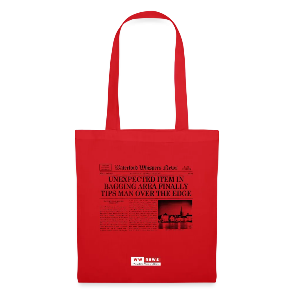 Unexpected Item In Bagging Area Finally Tips Man Over The Edge - Tote Bag