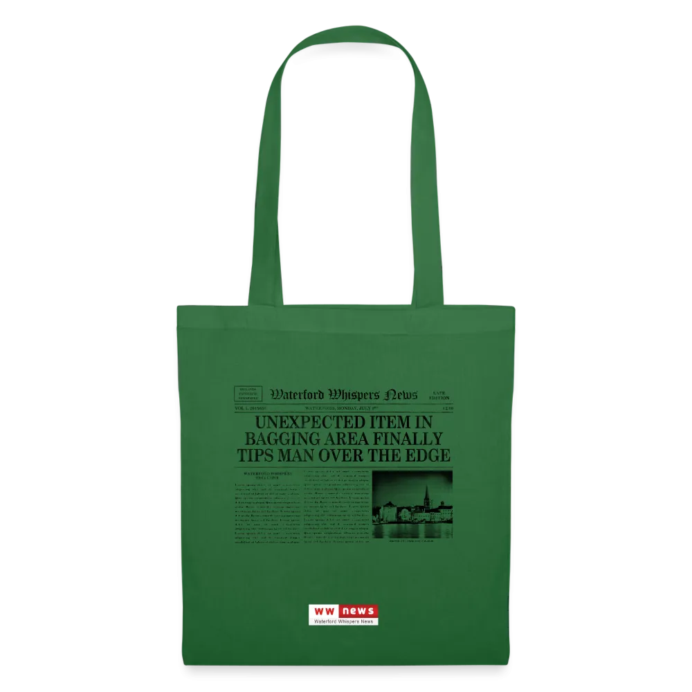 Unexpected Item In Bagging Area Finally Tips Man Over The Edge - Tote Bag