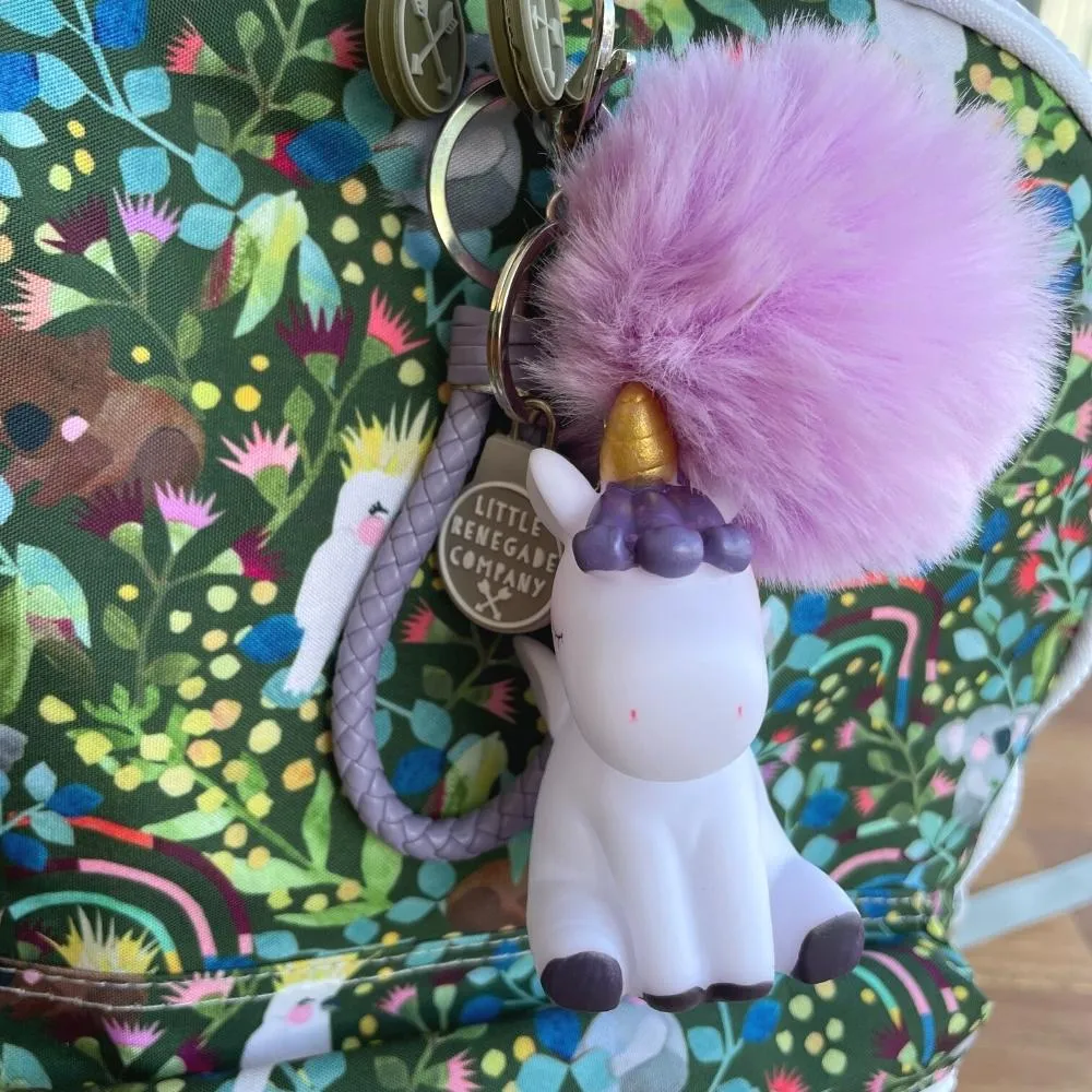 UNICORN KEYRING - 2 COLOURS
