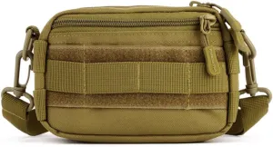 UNISTRENGH Tactical Pouch Molle Mini Modular Admin Pouch for Tactical Vest Chest Waist Pack Utility Tool Pouch Tactical EDC Bag