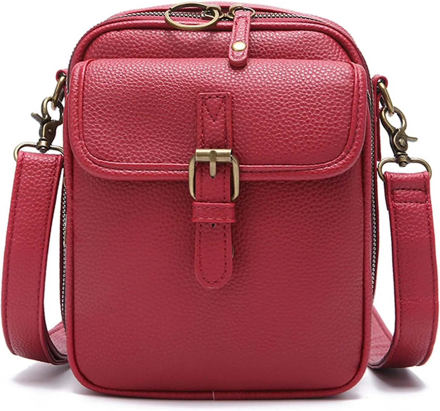 Urvashi Crossbody Anti Theft Leather Bag,Tojoyride Crossbody Leather Bag,Small Urvashi Purse Purse with Card Slots