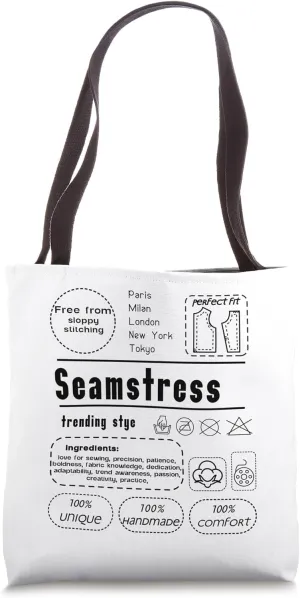 utilitarian, street urban cultre sewing seamstress, sewist Tote Bag