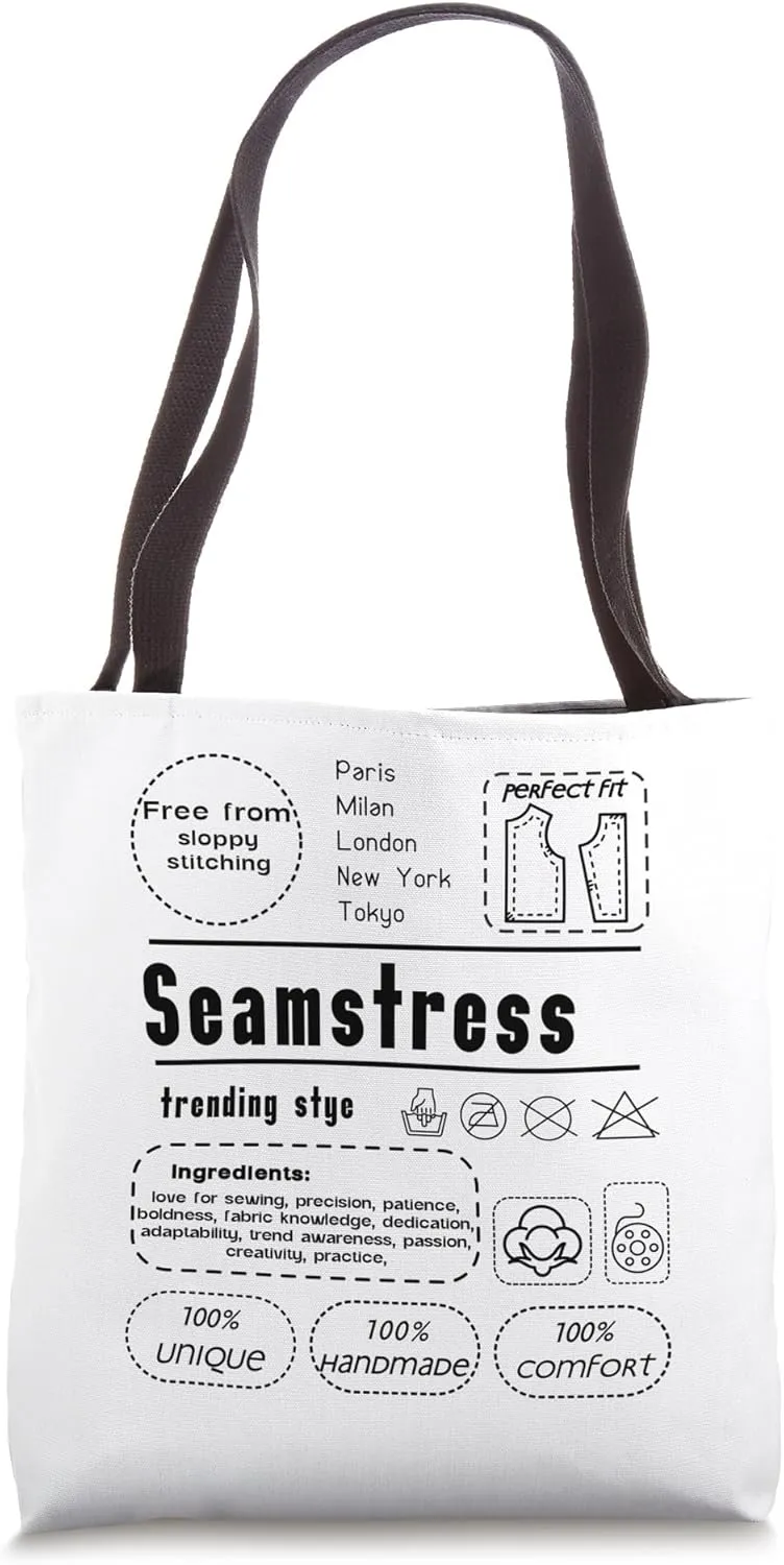 utilitarian, street urban cultre sewing seamstress, sewist Tote Bag