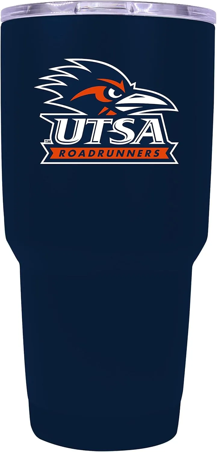 UTSA Road Runners 24 oz Insulated Stainless Steel Tumbler Navy Officially Licensed Collegiate Product