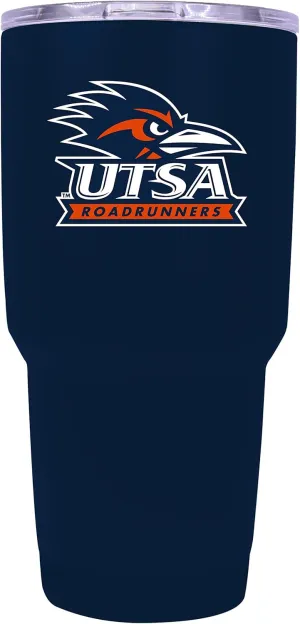 UTSA Road Runners 24 oz Insulated Stainless Steel Tumbler Navy Officially Licensed Collegiate Product