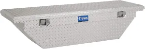 UWS TBS-63-A-LP Single Lid Low Profile Aluminum Toolbox with Beveled Insulated Angled Lid