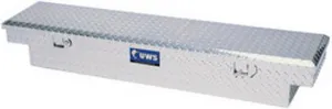 UWS TBS-69-SL-LP Single Lid Slim Line Aluminum Low Profile Toolbox with Beveled Insulated Lid