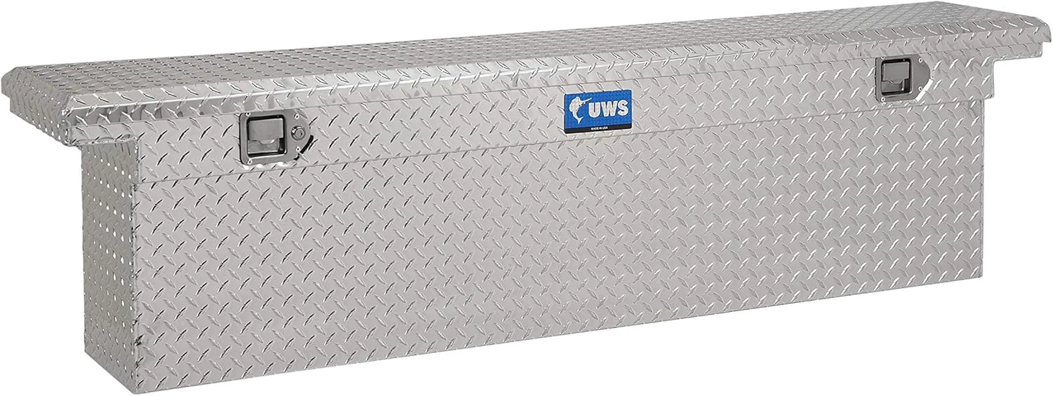 UWS TBSD-69-SL-LP Single Lid Slim Line Aluminum Toolbox with Beveled Insulated Lid