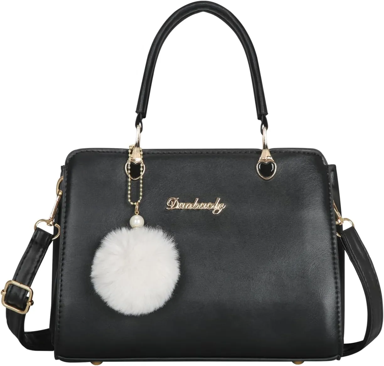 Vegan Leather Shoulder Bags with Zipper Trendy Classic Purses for Women Casual Tote Handbags