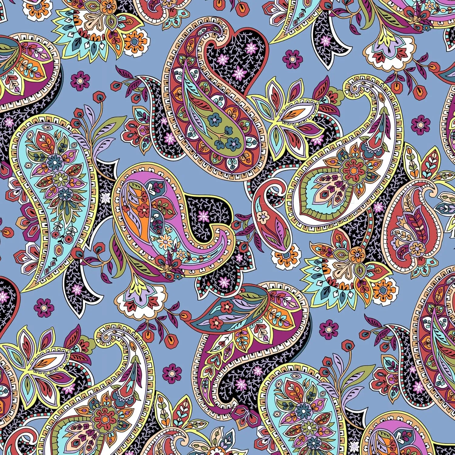 Vera Bradley Women's Cotton Zip Id Case and Lanyard Combo, Provence Paisley, One Size