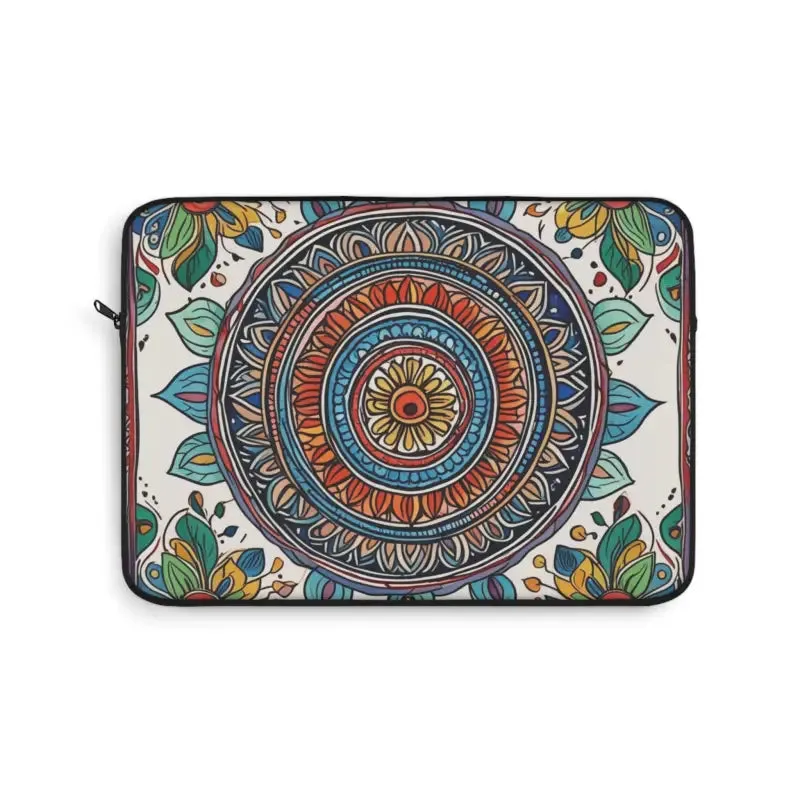 Vibrant Pattern Laptop Sleeve for on the Go Pros