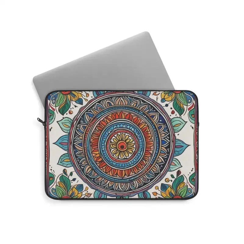 Vibrant Pattern Laptop Sleeve for on the Go Pros