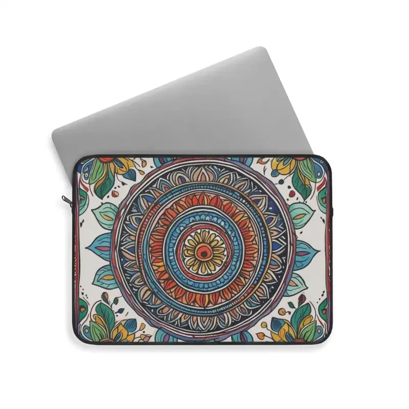 Vibrant Pattern Laptop Sleeve for on the Go Pros