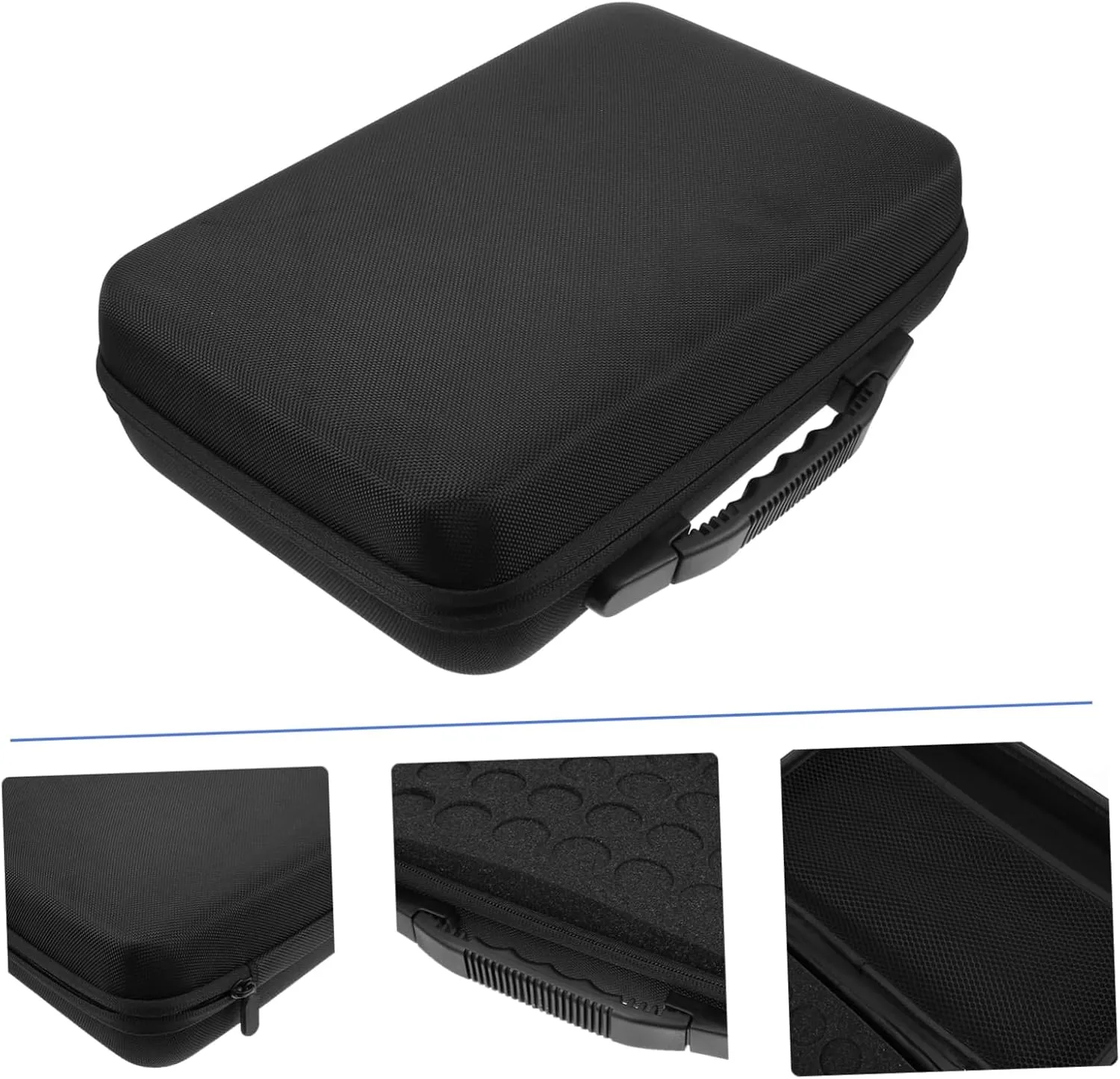 VICASKY 60 Essential Oil Storage Bag Essential Oil Storage Case Essential Oil Travel Case Organize Holders Carrier Traveling Oil Bottle Portable Oils Holds Bottles Carry Black
