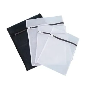 Washing Bags 4PCS Polyester Black/White