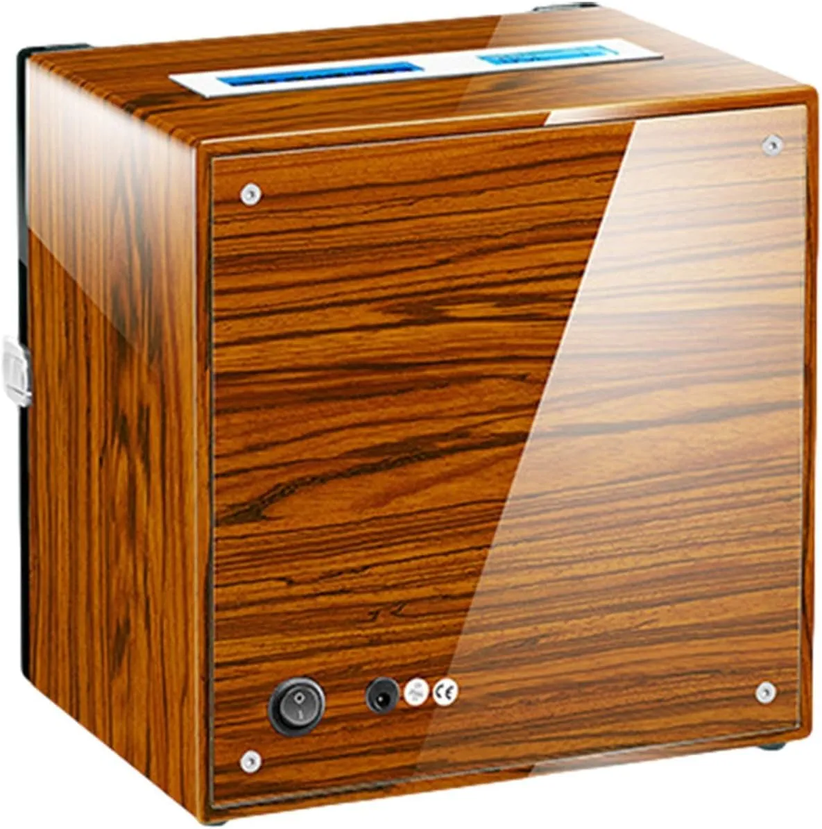 Watch Winder for 9 Automatic Clock with LED Lighting LCD Touch Screen Display Piano Finish Super Quiet Motor Watch Winder Display Watch Box Storage