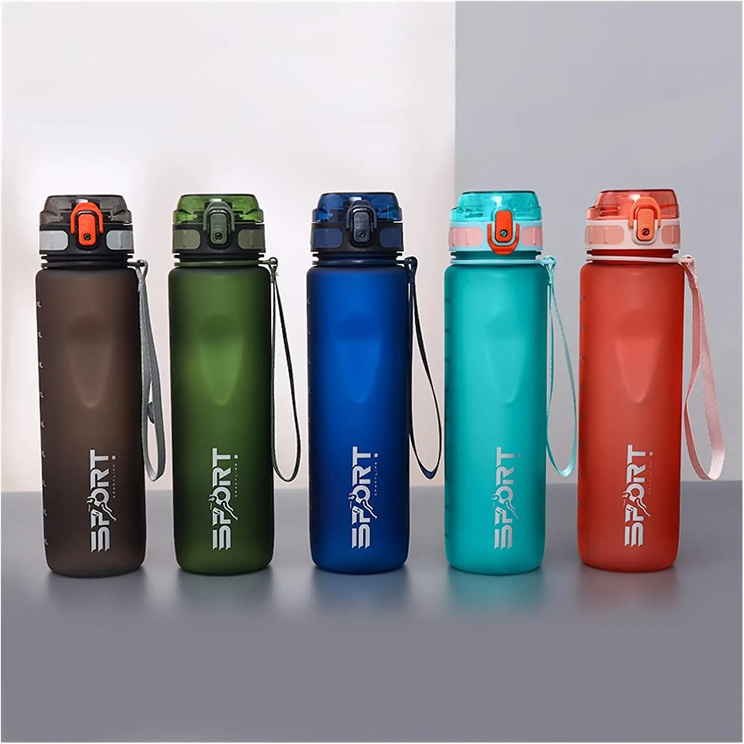 Water Bottle 1000ML Sports Bottle Outdoor Travel Portable Leak-Proof Beverage Pot Large Capacity Sports Fitness Bottle Water Cup water bottle