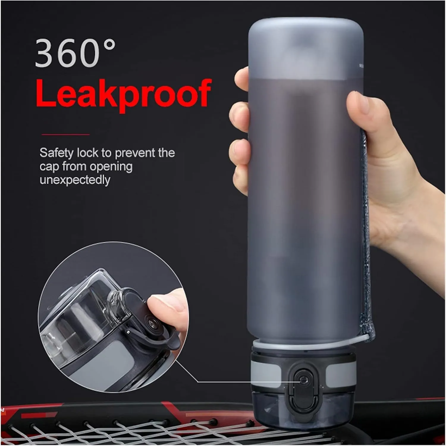 Water Bottle 1000ML Sports Bottle Outdoor Travel Portable Leak-Proof Beverage Pot Large Capacity Sports Fitness Bottle Water Cup water bottle