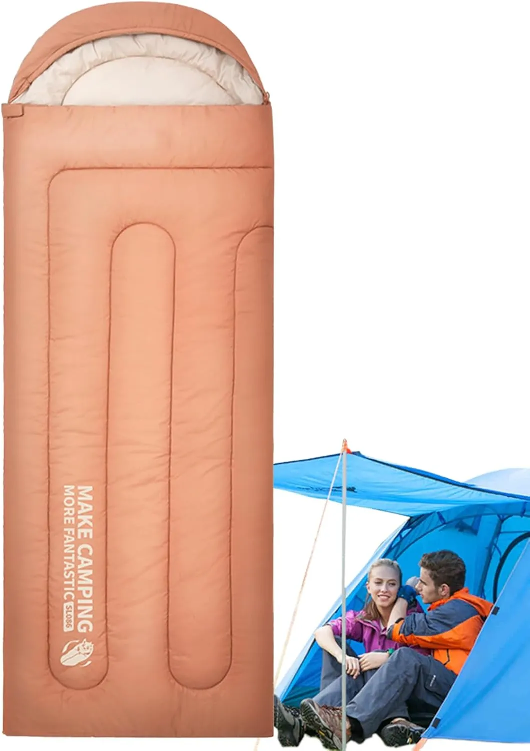 Waterproof Sleeping Bag - Camping Sleeping Bags for Backpacking, Hiking, and Outdoor Travel in Cold & Warm Weather