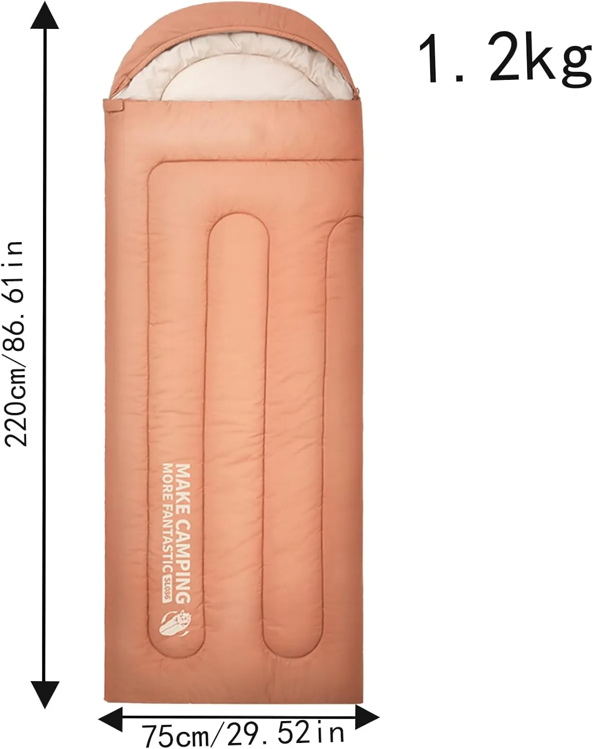 Waterproof Sleeping Bag - Camping Sleeping Bags for Backpacking, Hiking, and Outdoor Travel in Cold & Warm Weather
