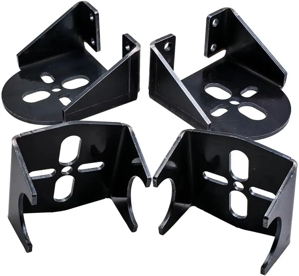 Weld On Rear Upper&Lower Air Bag Mounting Brackets Mounts Suspension 2.75" Axle