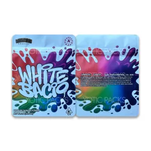 White Bacio Mylar Bag 3.5 Grams