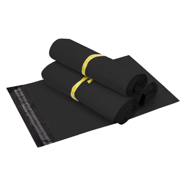 Wholesale 10,000pcs 255mm x 330mm   40mm Poly Mailing Courier Satchels - Black