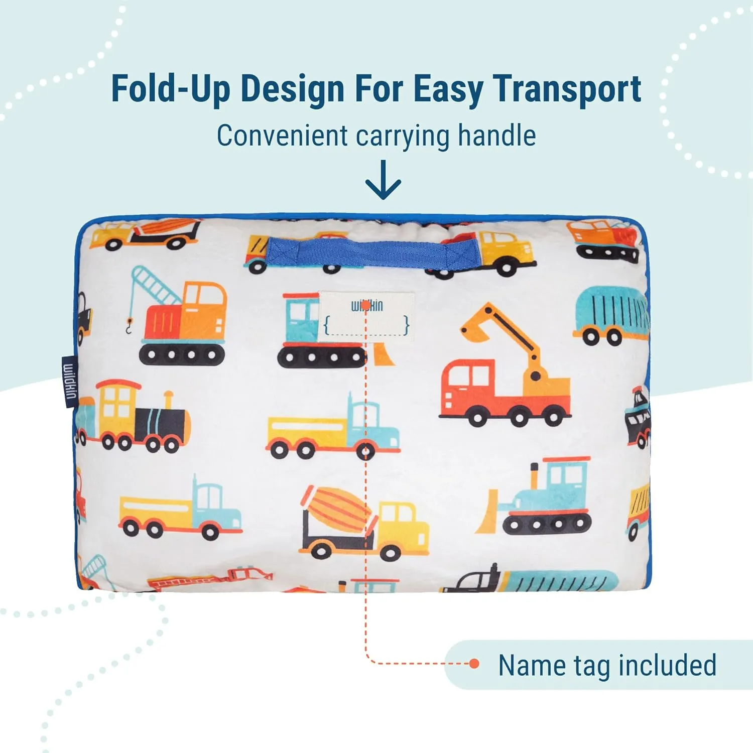 Wildkin Kids Plush Nap Mat – Soft, Cozy, Convenient for Daycare & Preschool