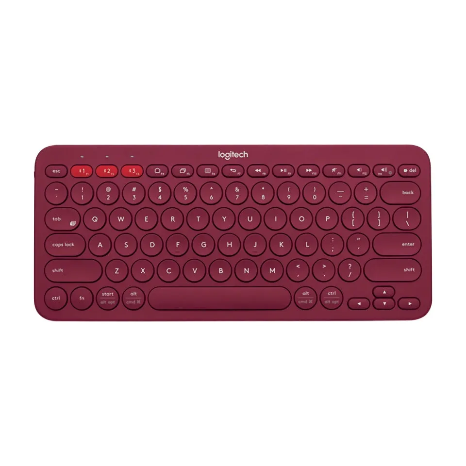 Wireless Bluetooth Keyboard for Tablets, Laptops, and Desktops - Compact Multi-Device Keyboard