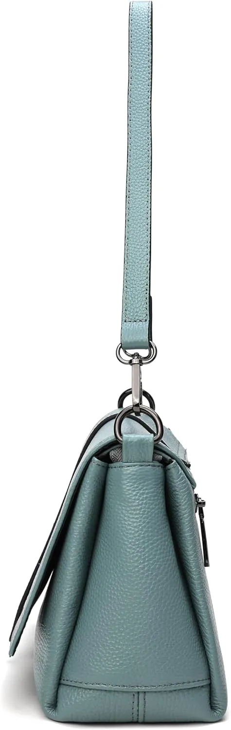 Women Genuine Leather Shoulder Bags Classic Crossbody Purses for Lady Handbag