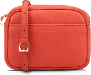Women's Elegant Genuine Leather Crossbody Bag - Versatile Design, Adjustable Strap, Top Zip Closer, Light & Chic