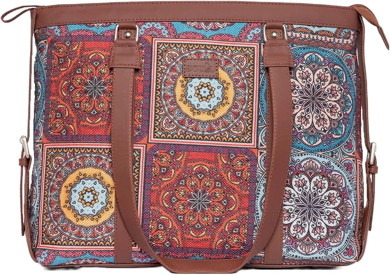 Women's Office Shoulder Bag, Mandala Multicolor