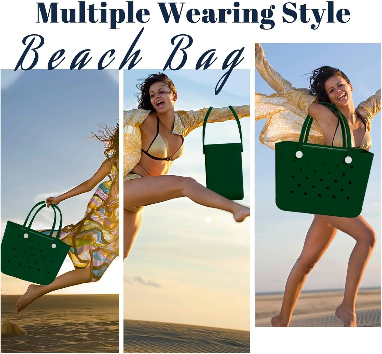 X-Large Rubber Tote Bag Waterproof Beach Washable Handbag Storage Bags Durable Modern Travel SportsTote Bag