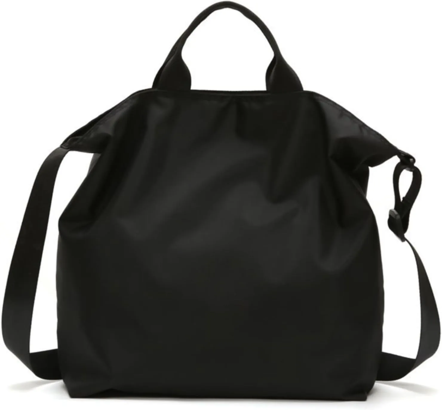 Y2K Crossbody Bag Large Capacity Lightweight Tote Bag Waterproof Shoulder Bad Women's Fashion Travel Handbag (black)