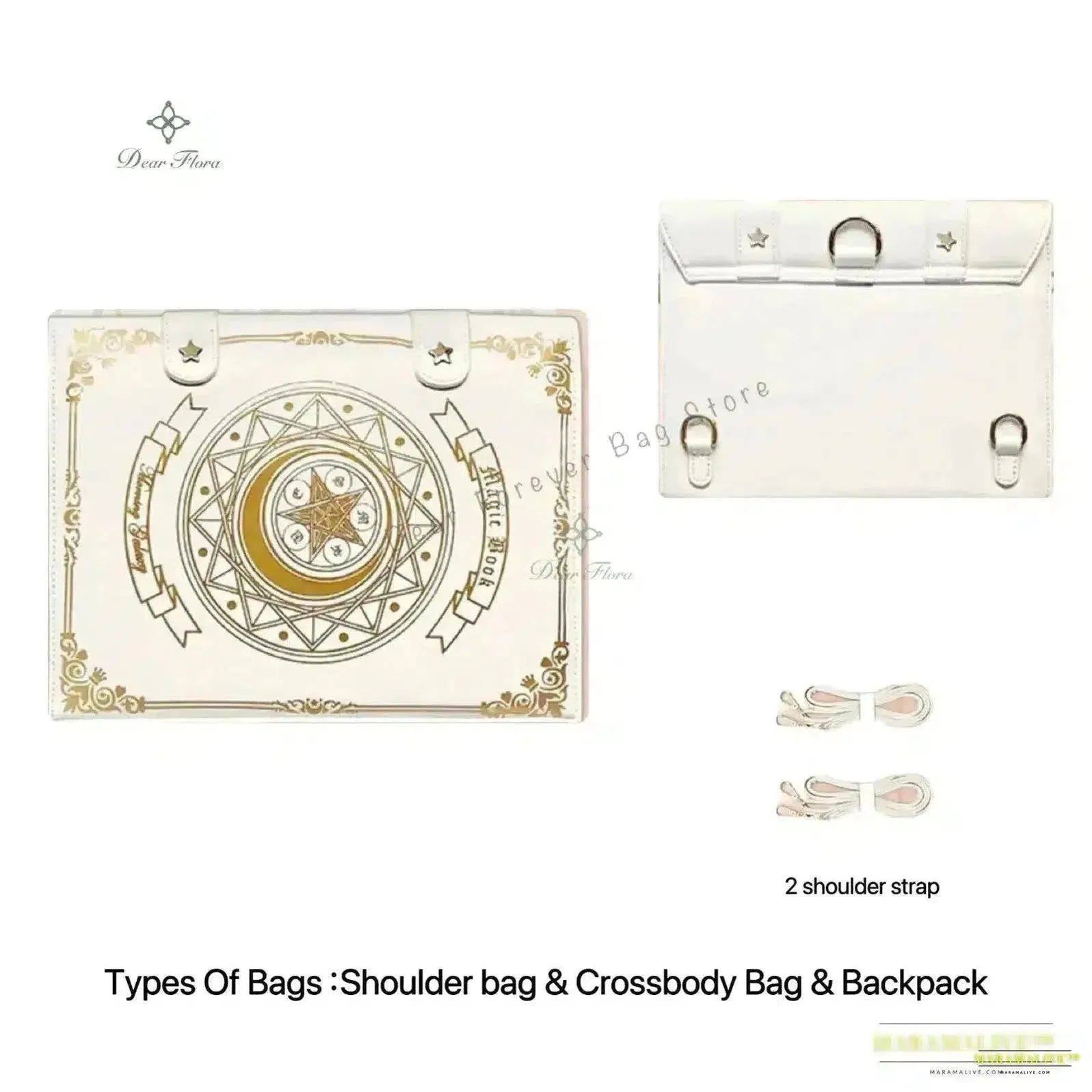 Y2K Magic Book Lolita Handbag - Unique Gothic Shoulder Bag & Crossbody Mini Backpack Purse