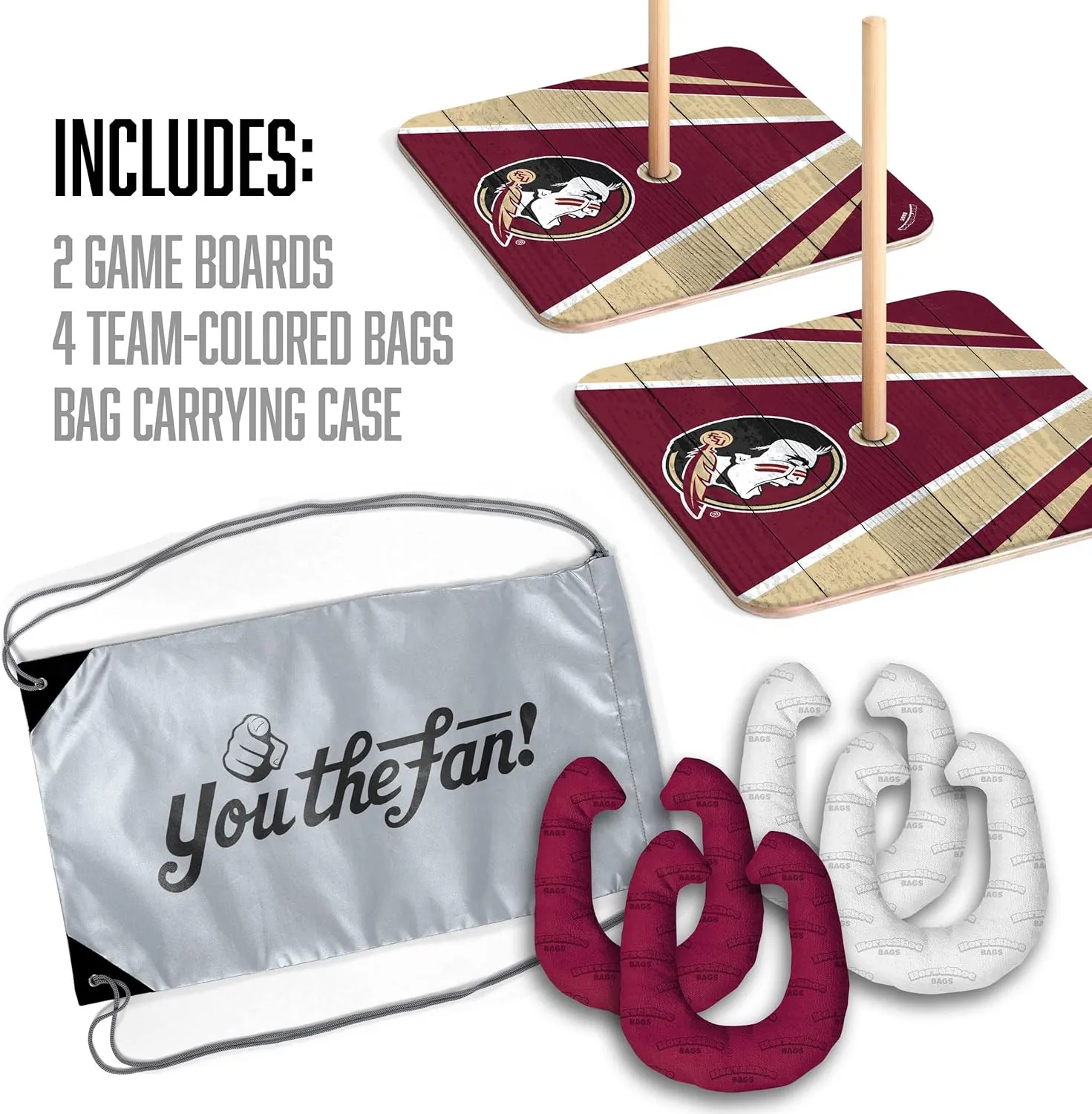 YouTheFan NCAA HorseShoe Bags Game