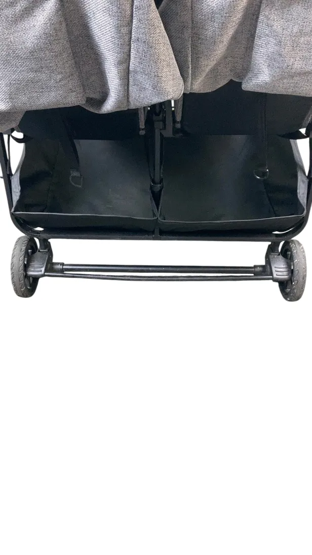 Zoe Twin V1 Double Stroller, Luxe Grey