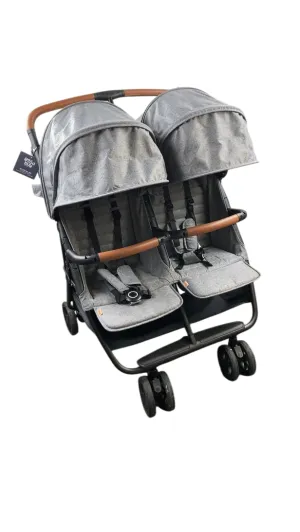 Zoe Twin V1 Double Stroller, Luxe Grey