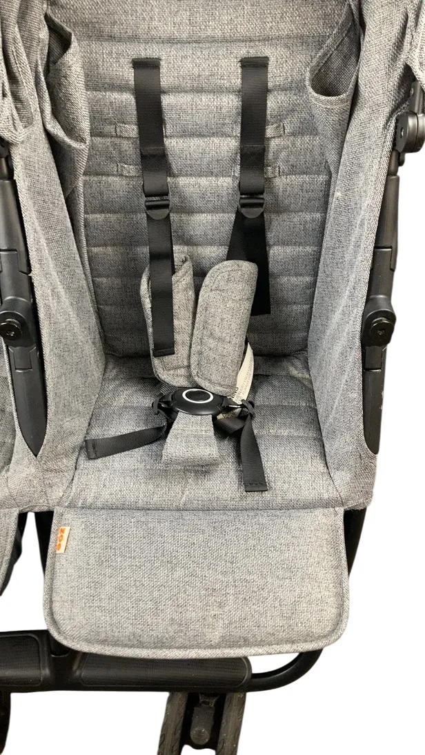 Zoe Twin V1 Double Stroller, Luxe Grey